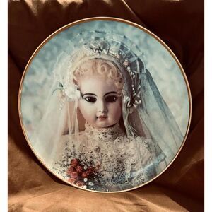 Franklin Mint Hanau Doll Museum Portrait Of Brigitte Porcelain Decorative Plate